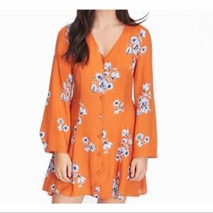 Miss Selfridge Bell Sleeve Floral Dress Size 8P